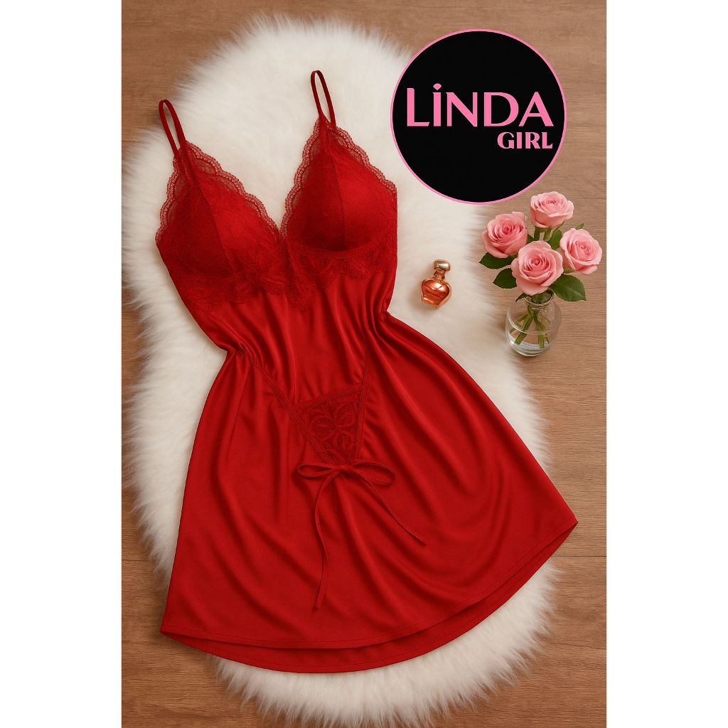 Lindo camisola feminina pra dormi sensual sexy já