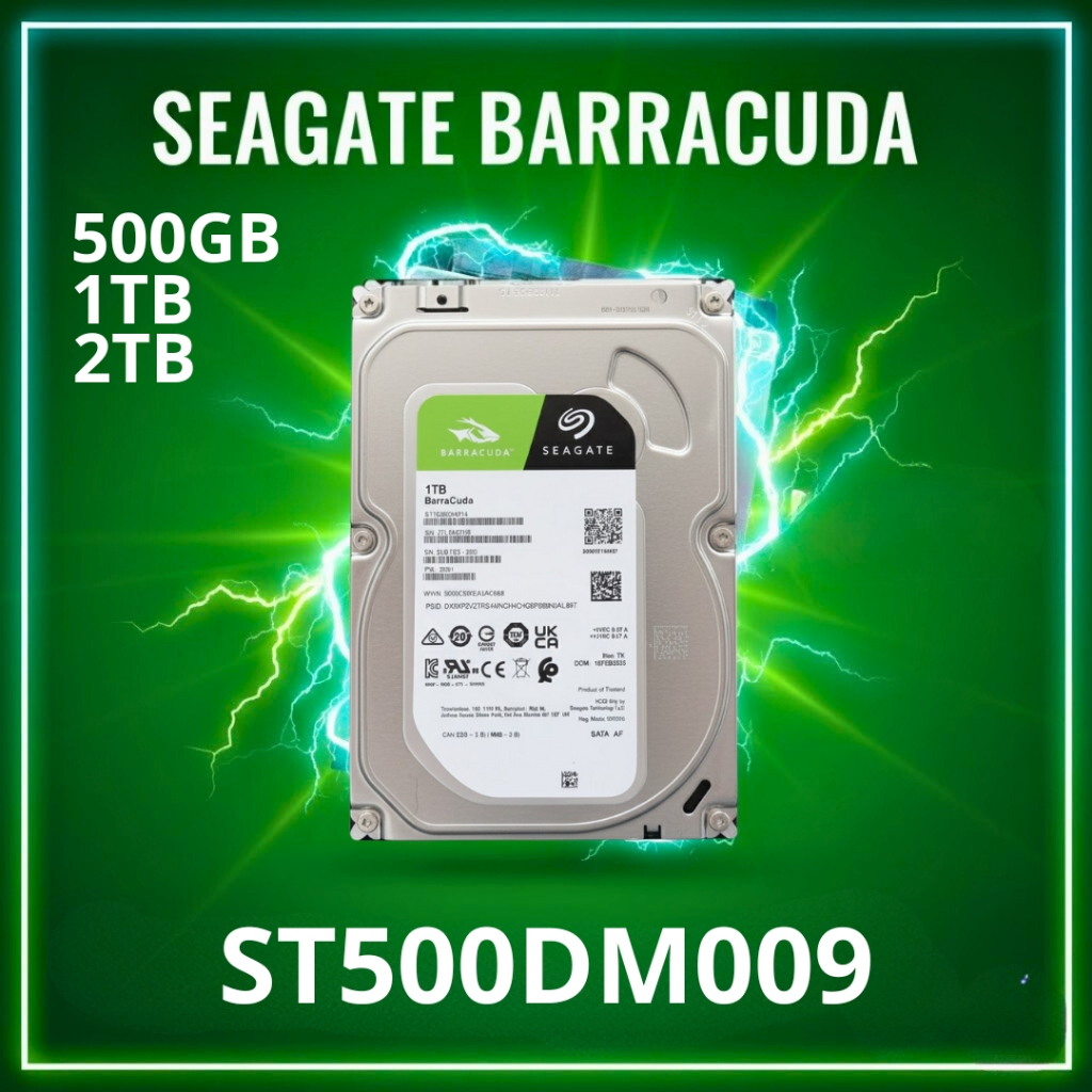 HD 1TB, 500GB, 2TB Seagate Barracuda SATA 3.5 Para