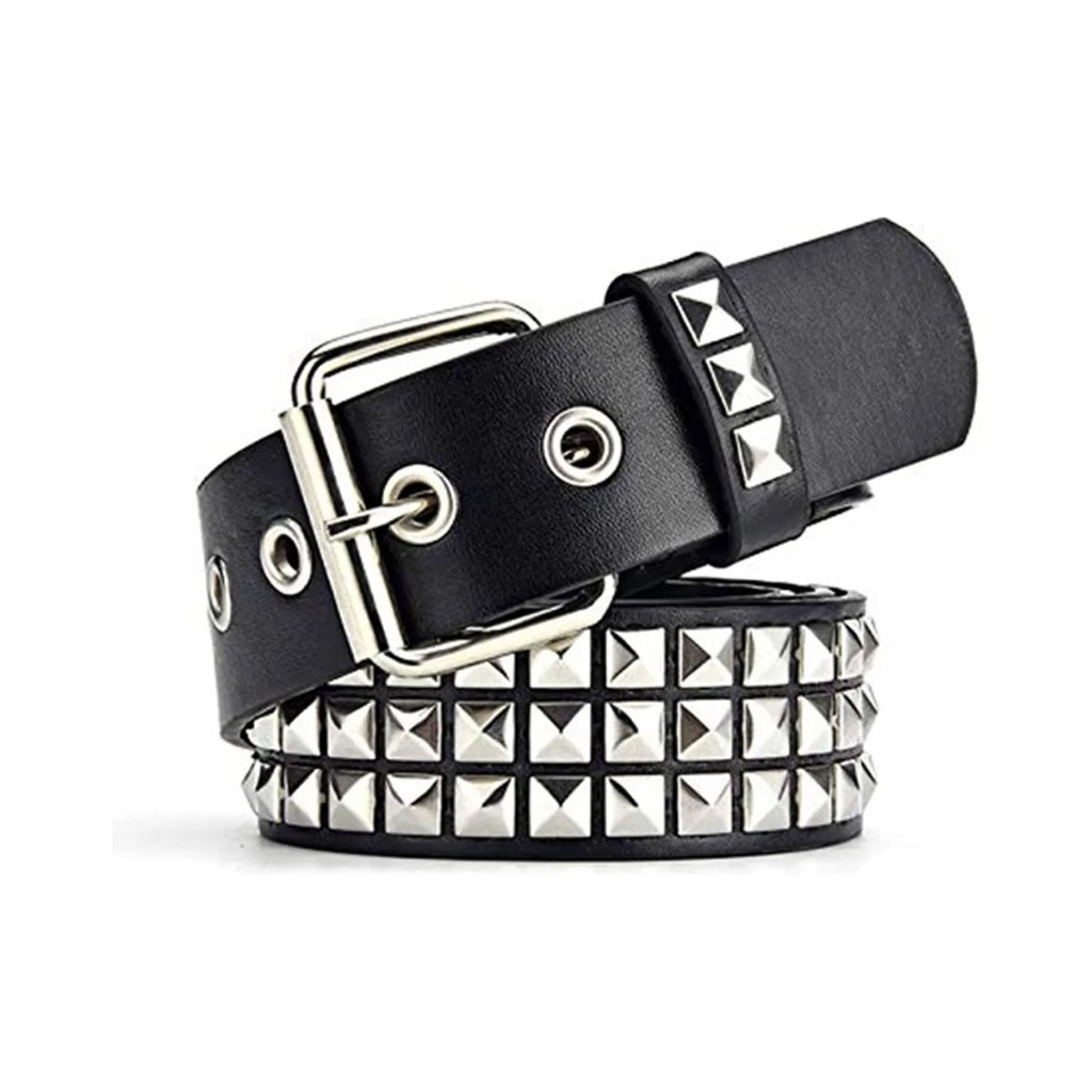 Cinto Com Fileiras Unissex De Cintura Decorado Com
