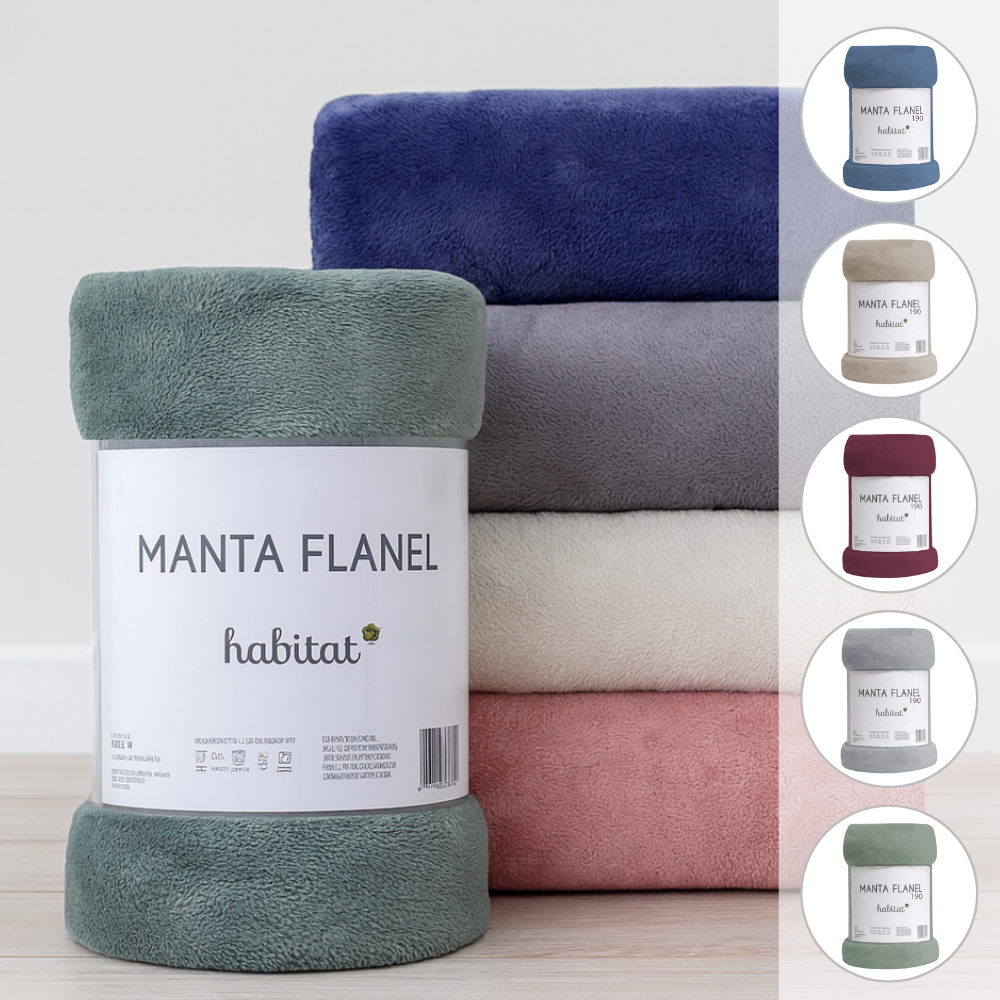 Manta De Microfibra Queen Casal Toque Extra Macio 