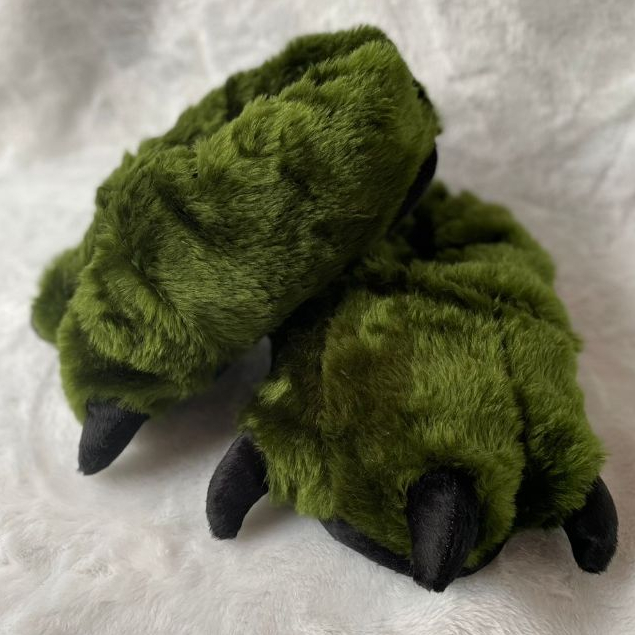 PANTUFA garra verde monstro