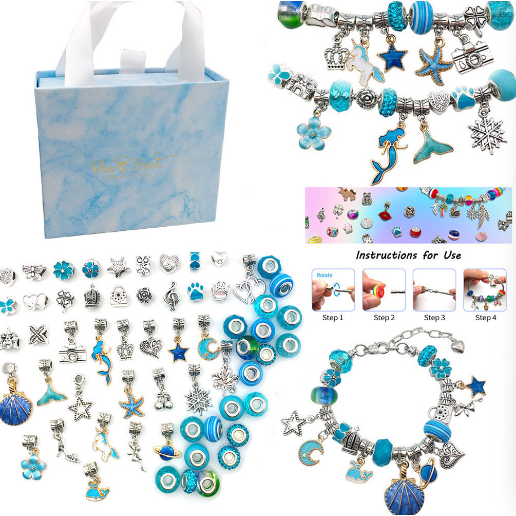 Kit Bijuteria Miçangas de 66 Peças Para Montagem