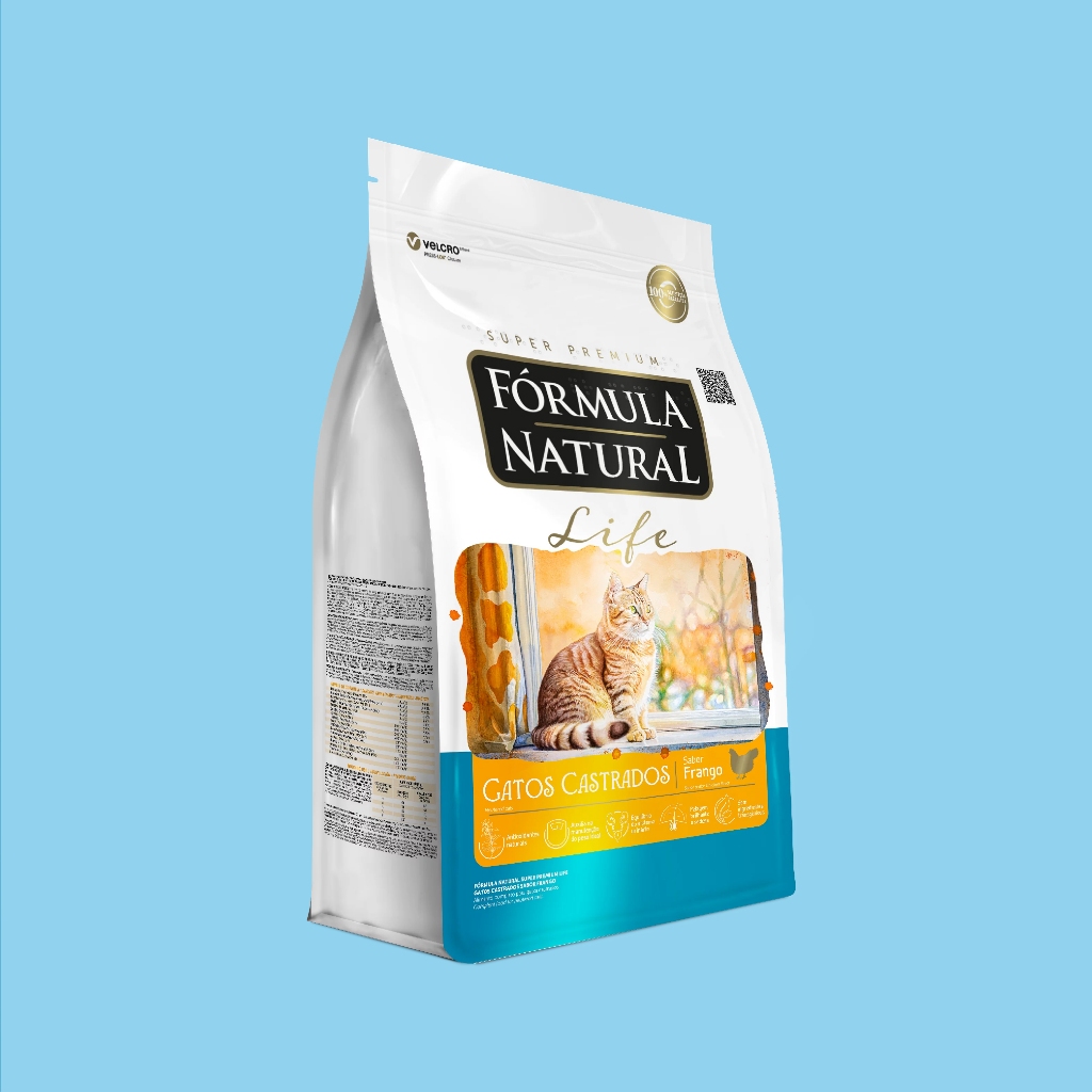 Adimax Ração Fórmula Natural Life Gatos Castrad