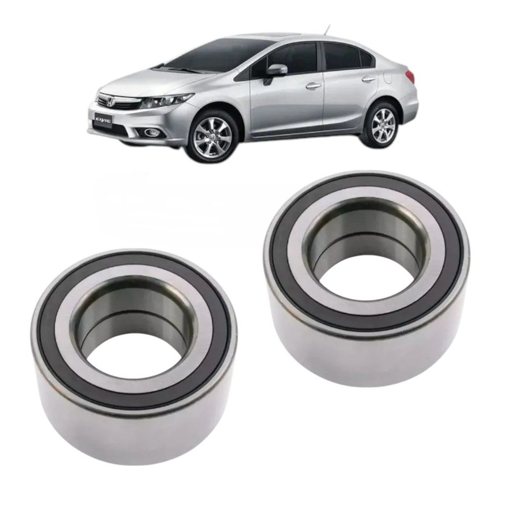 Par de Rolamento Dianteiro Roda New Civic Com Abs