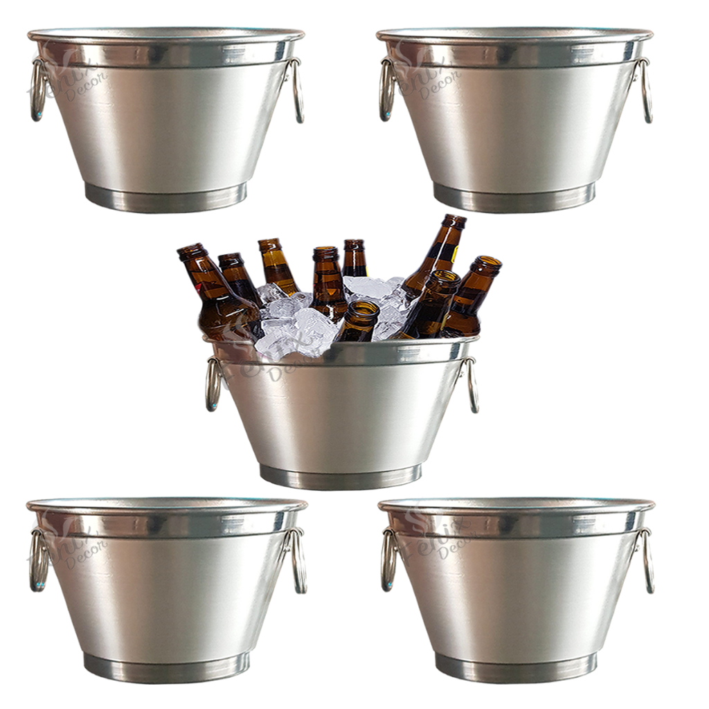 5 balde de gelo e cerveja 9 litros fenixdecor/mg a
