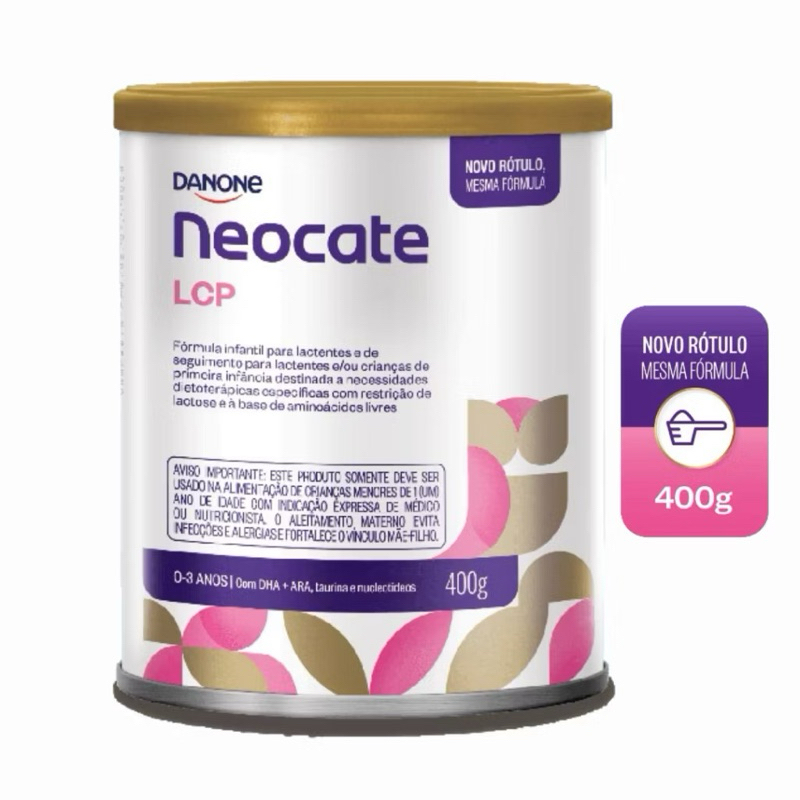 Fórmula Neocate LCP 400g Danone original