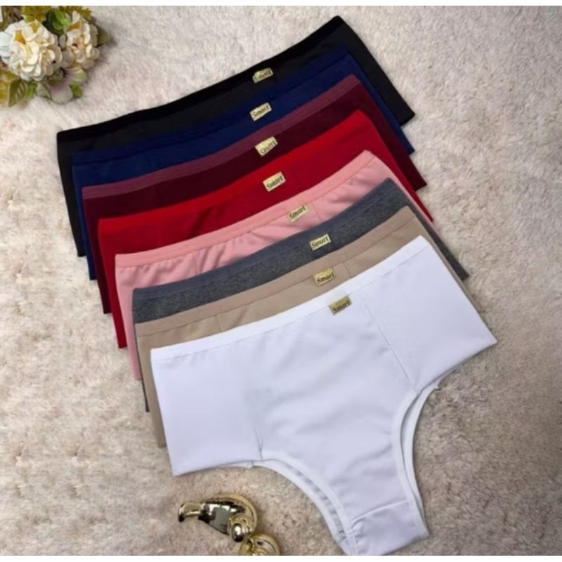 Kit 5 Calcinhas Redutora Modeladora Pala Alta Cint