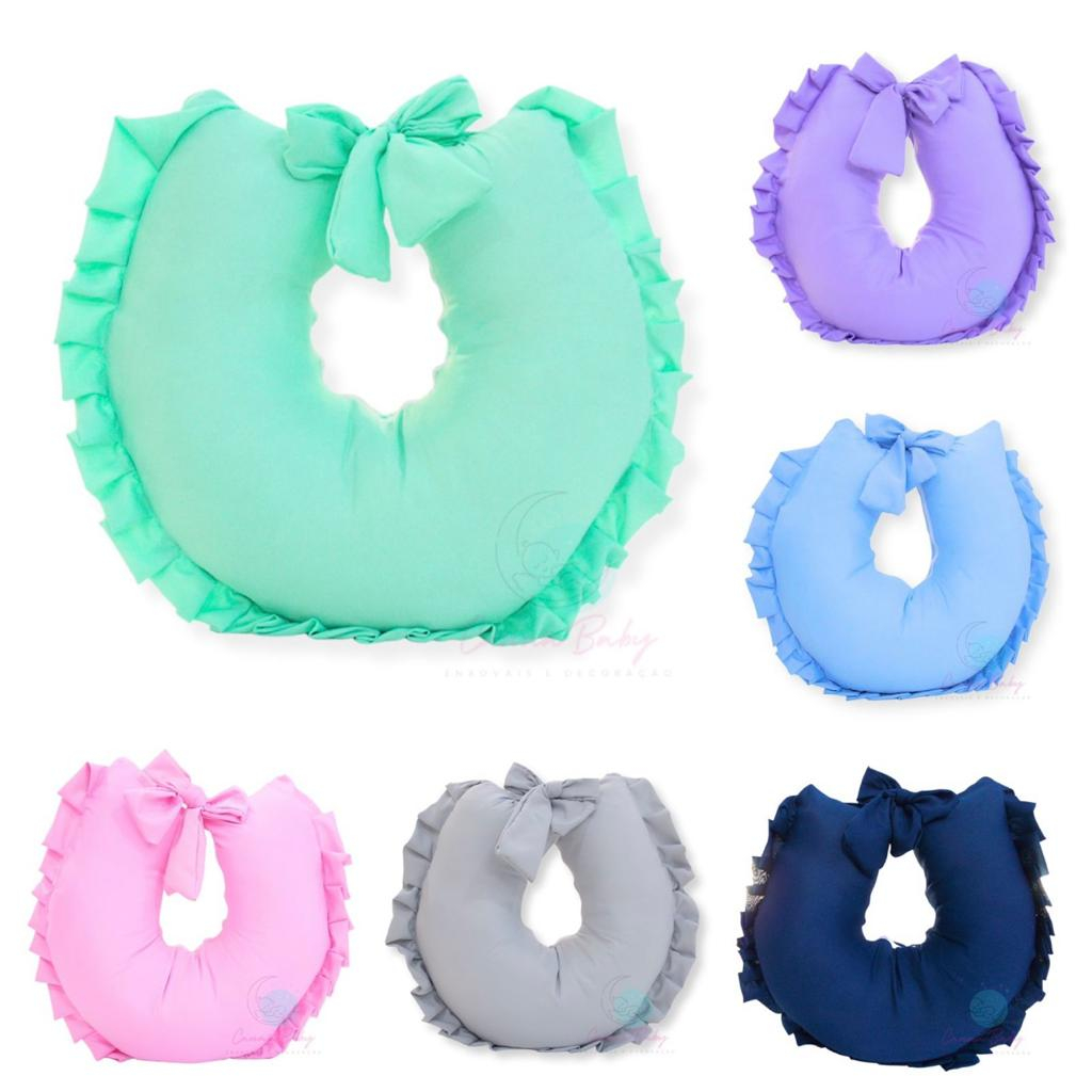 Capa de Almofada Amamentação Bebê Estampas 100%