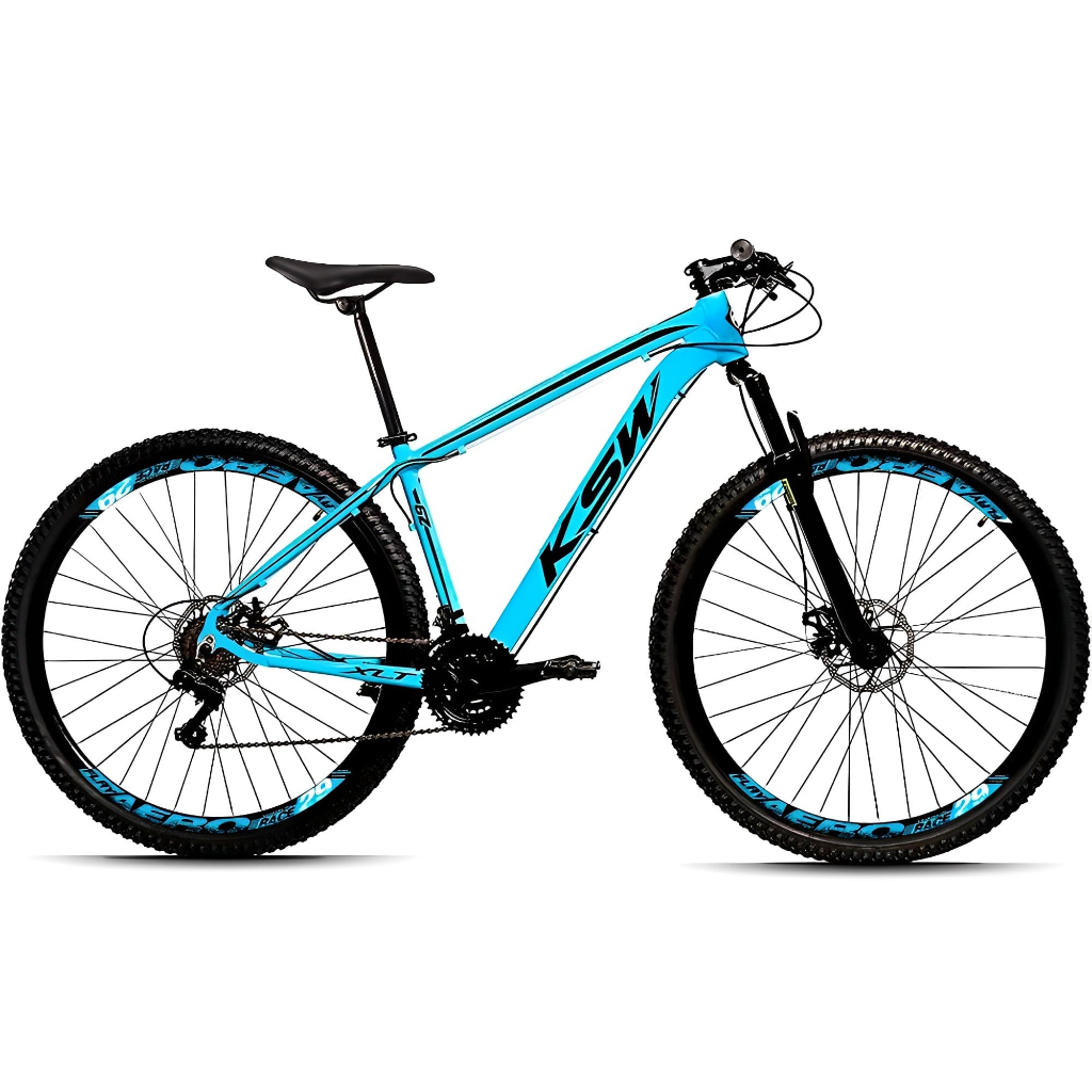 Bicicleta Aro 29 Ksw 21 Marchas Freios a Disco e S