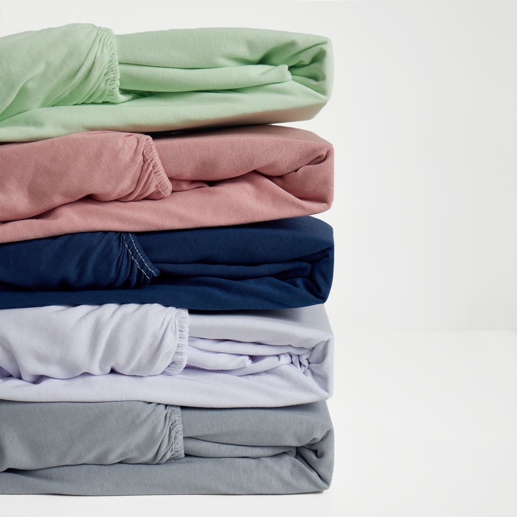 Lençol Casal com Elástico em Malha 100% Algodão