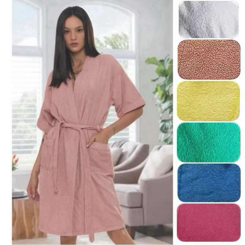 Roupão de Banho Atoalhado Unissex Luxo 100 % Algo