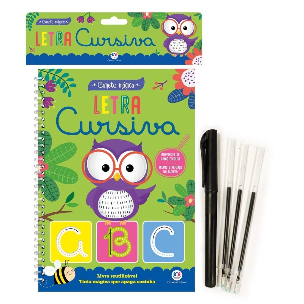 Livro Caneta Magica – Letra Cursiva