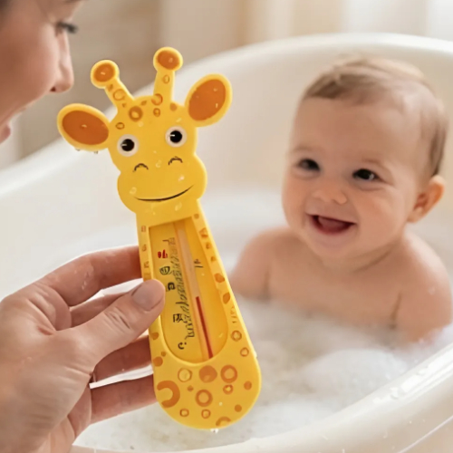 Termometro Infantil de Banheira Bebe Animal Girafi