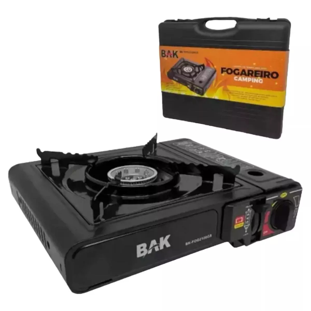 Fogareiro Fogão A Gás Pesca Camping Portátil Ac