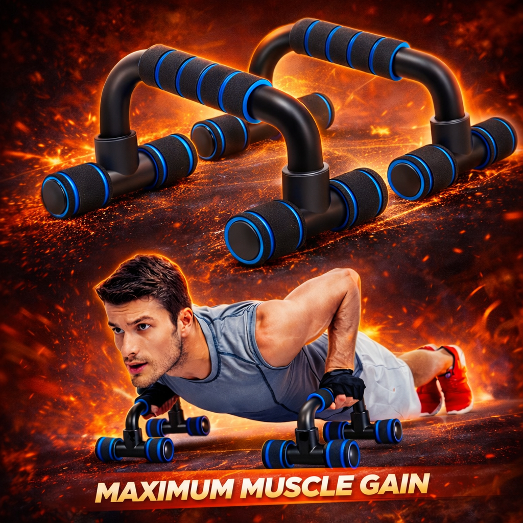 Barra Chão Flexão Treino Ombro Triceps Peito Abd