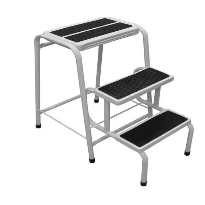 Banqueta Escada Escadinha 3 Degraus Resistente Bra