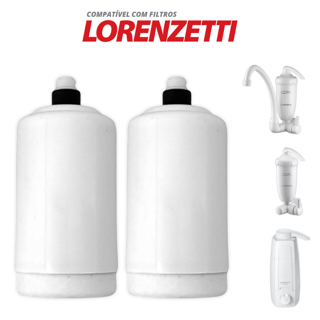 Kit 2 Refil Filtro Acqua Bella E Vitale Rv-01 Comp