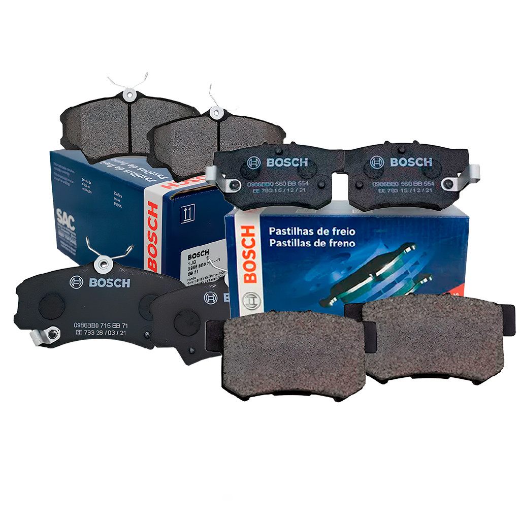 Kit Pastilha Freio Dianteira E Traseira Civic 1.8 