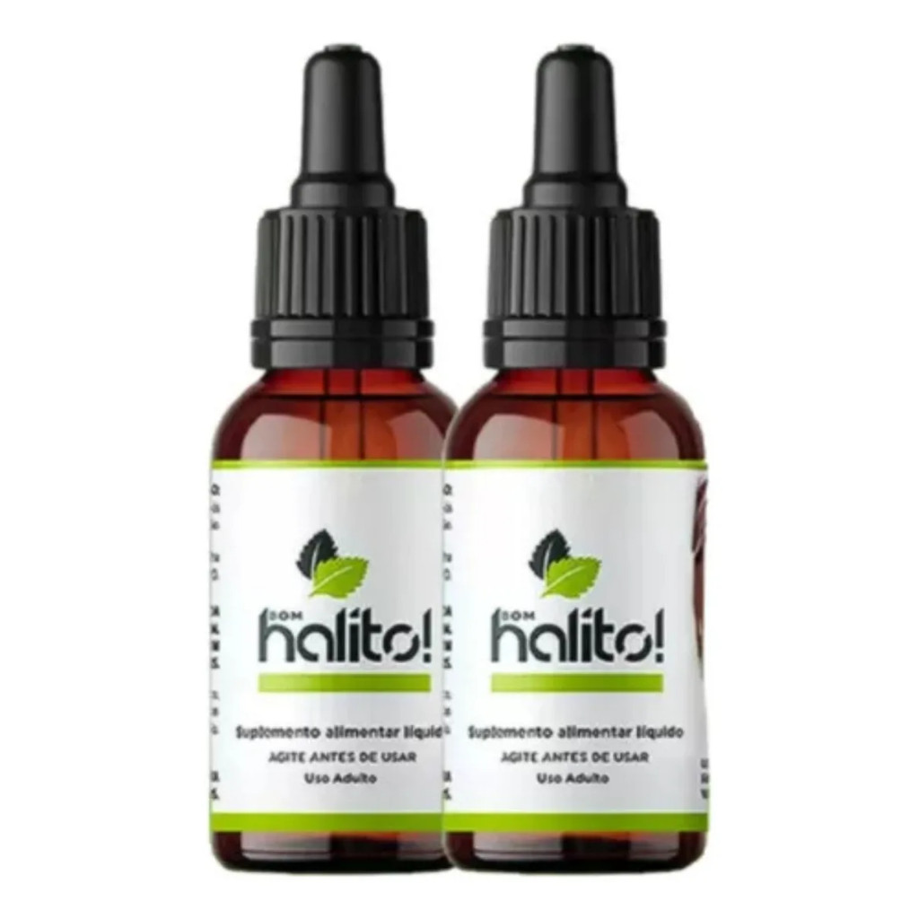 2x Bom Hálito Gotas Original O PRIMEIRO SÉRUM BU