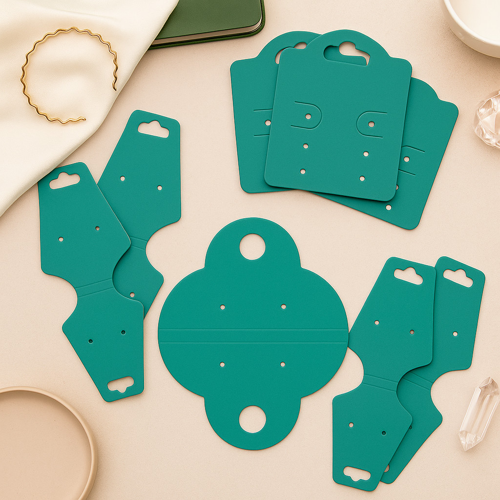 Kits Cartela Tag Semijoias Papel resistente para B