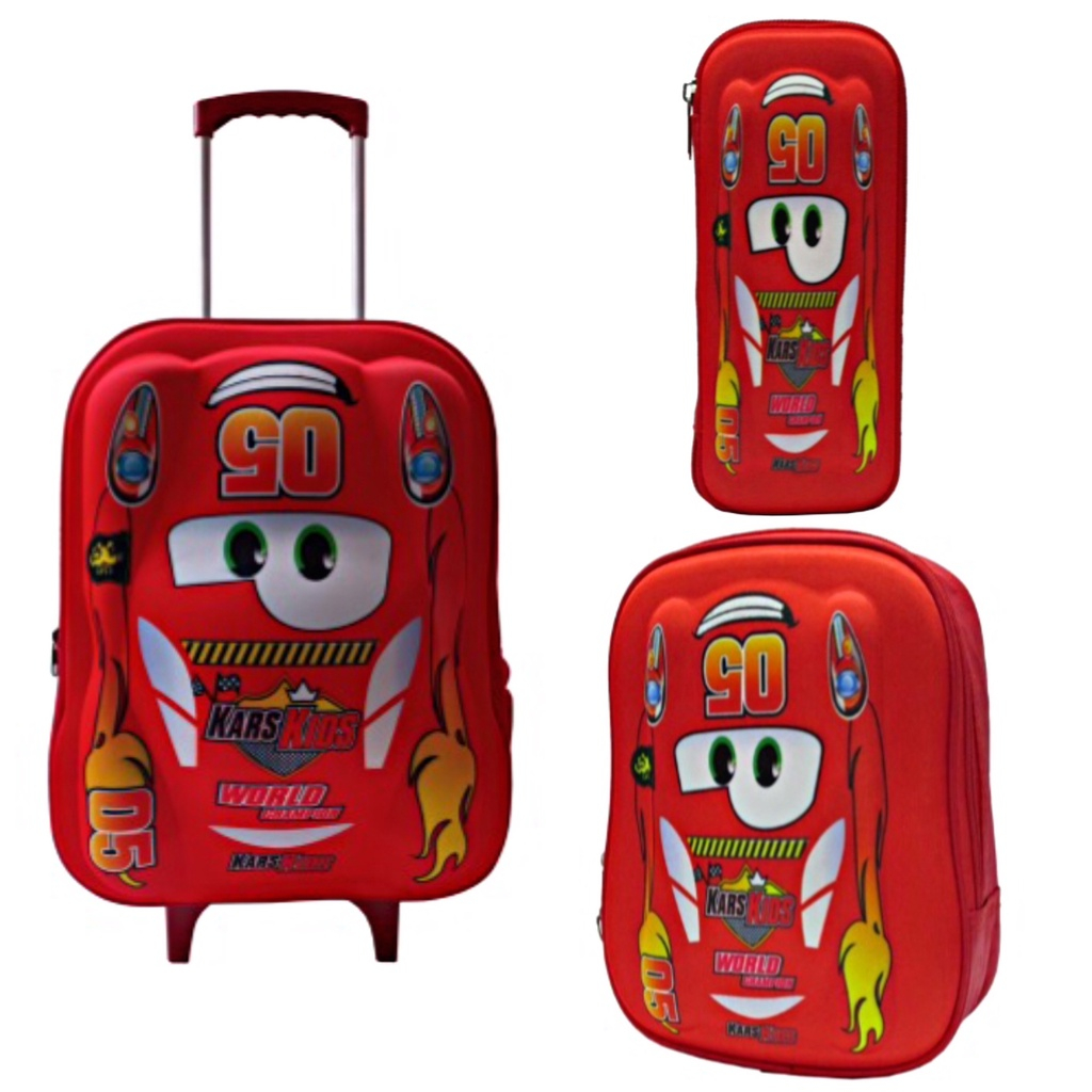 KIT MOCHILA ESCOLAR INFANTIL LONCHEIRA+ESTOJO MENI