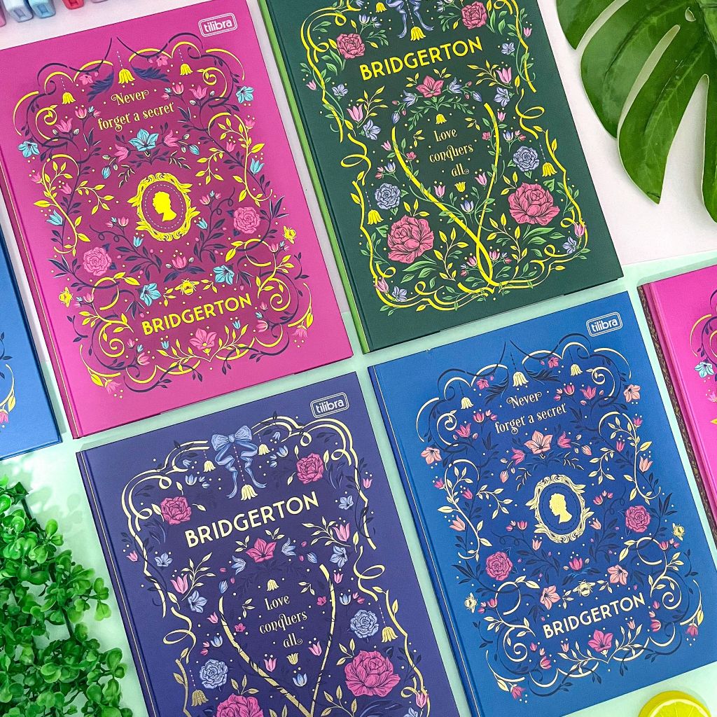 Caderno Colegial Brochura Bridgerton 80 Folhas 17,