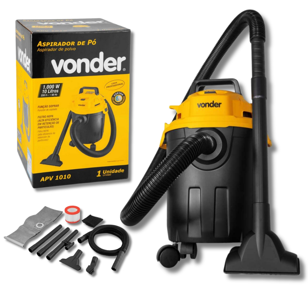 Aspirador de Pó e Água APV 1010 Vonder