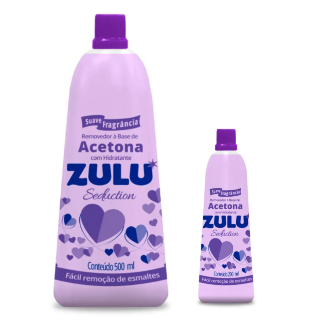 Removedor de Esmalte a Base de Acetona Zulu Seduct