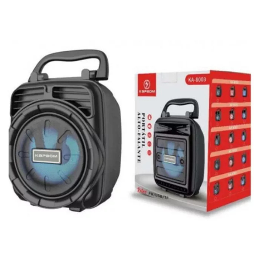 Caixa De Som Bluetooth Portátil USB TF FM –