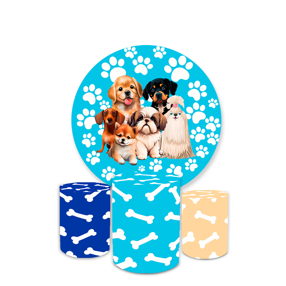 Kit Capa Painel Redondo 1,50 + Trio de Cilindros C