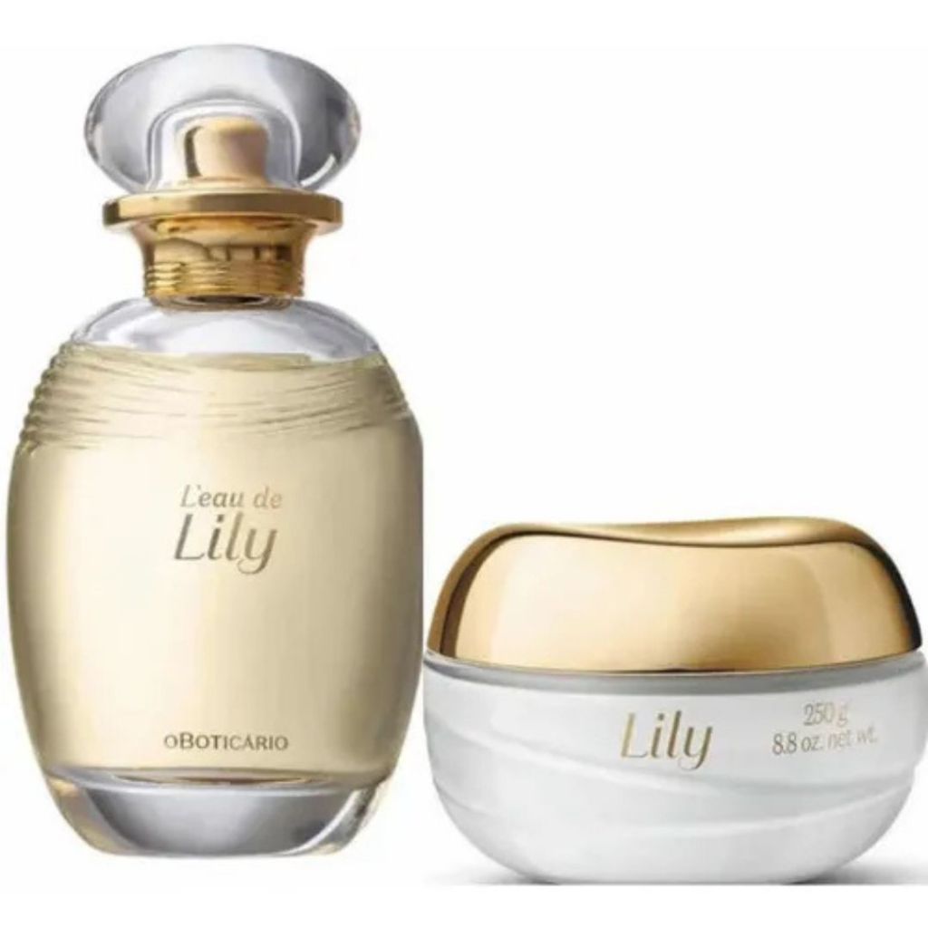 Perfume e Creme Hidratante Lily Tradicional Femini