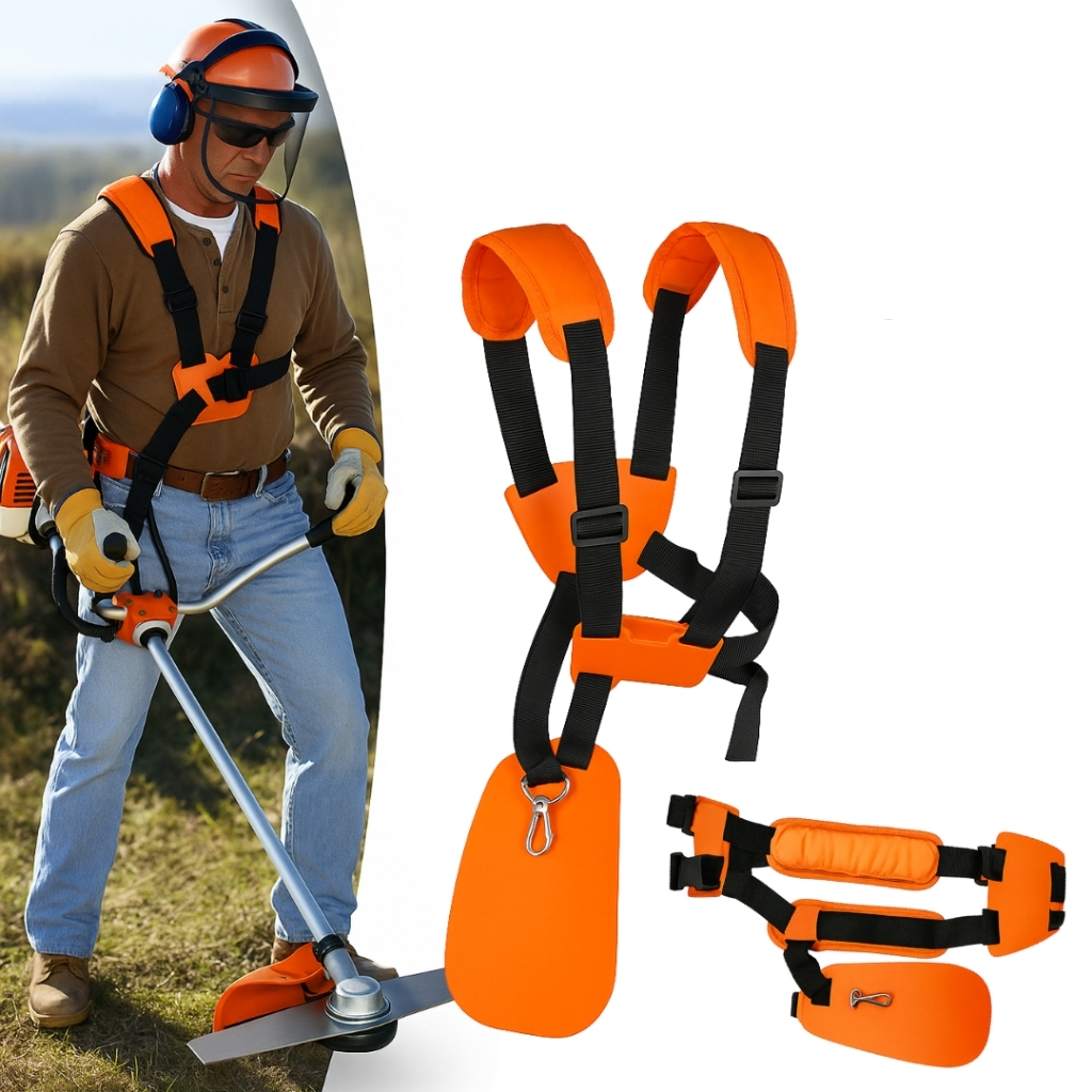 Cinto Duplo Alça Para Roçadeira Universal Serve