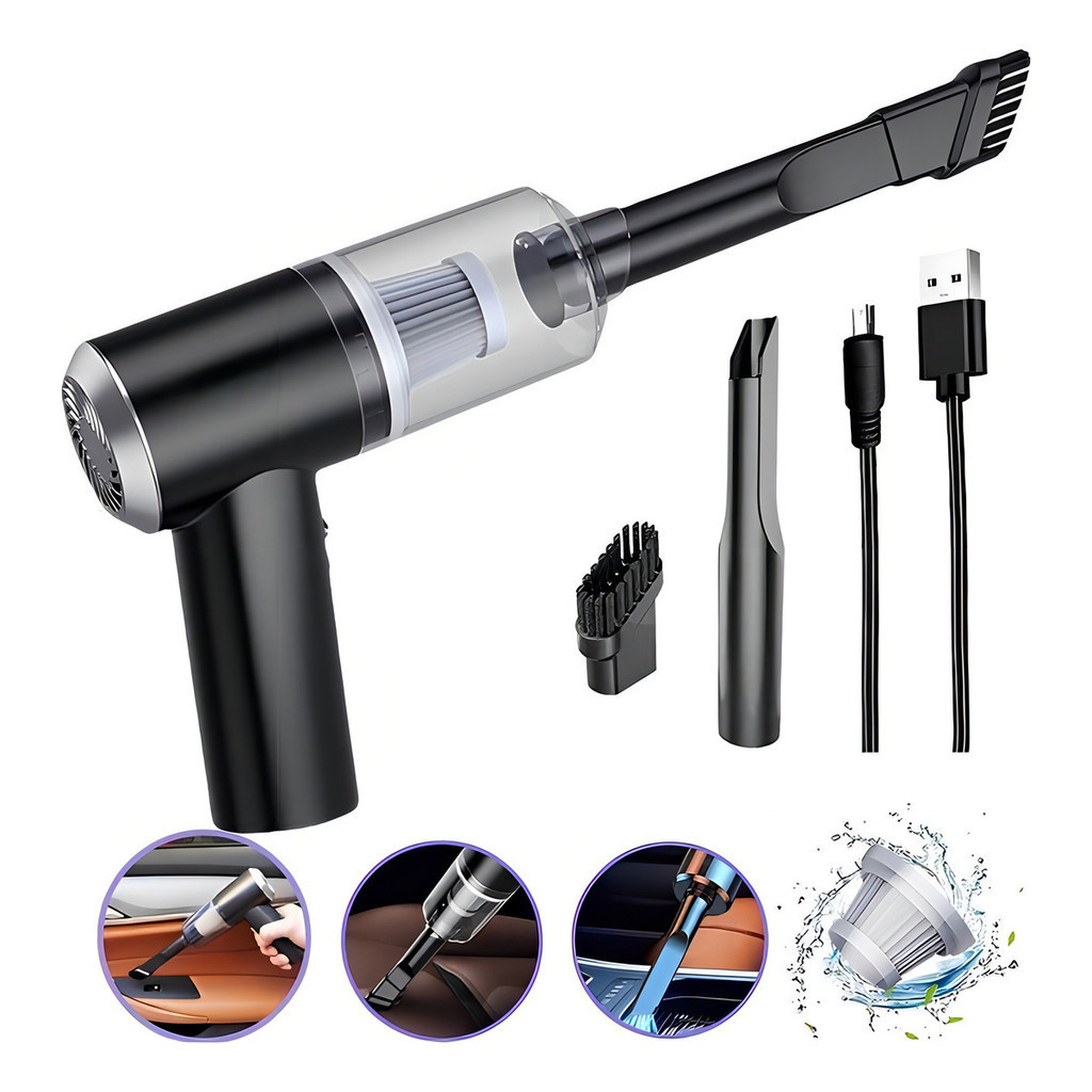 Mini Aspirador de Pó Portátil Automotivo Casa Se