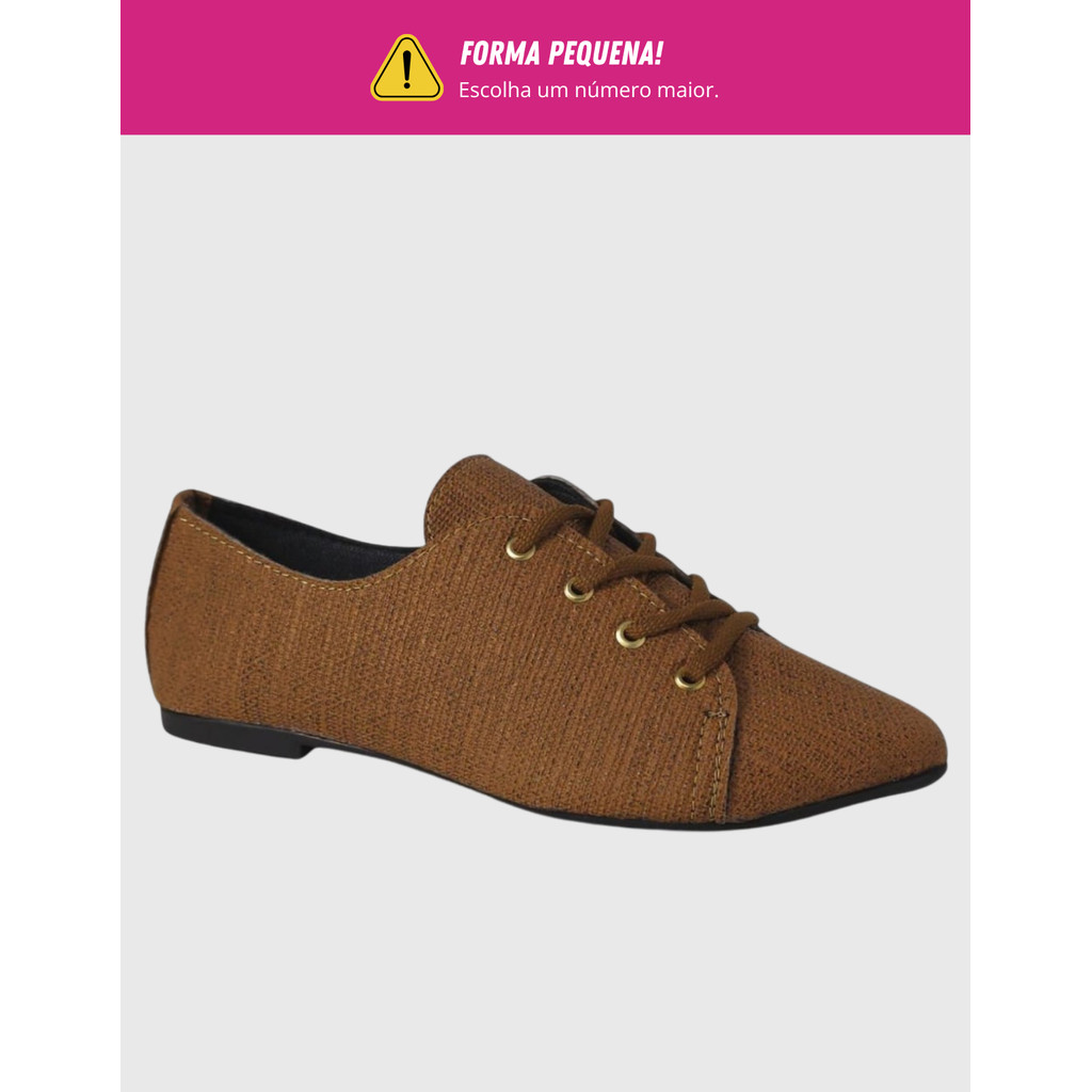 Tênis Feminino Oxford Helena Casual Trabalho Esti