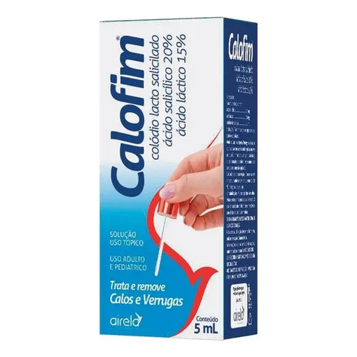 Calofim Para Tratamento De Verruga E Calos 5ml