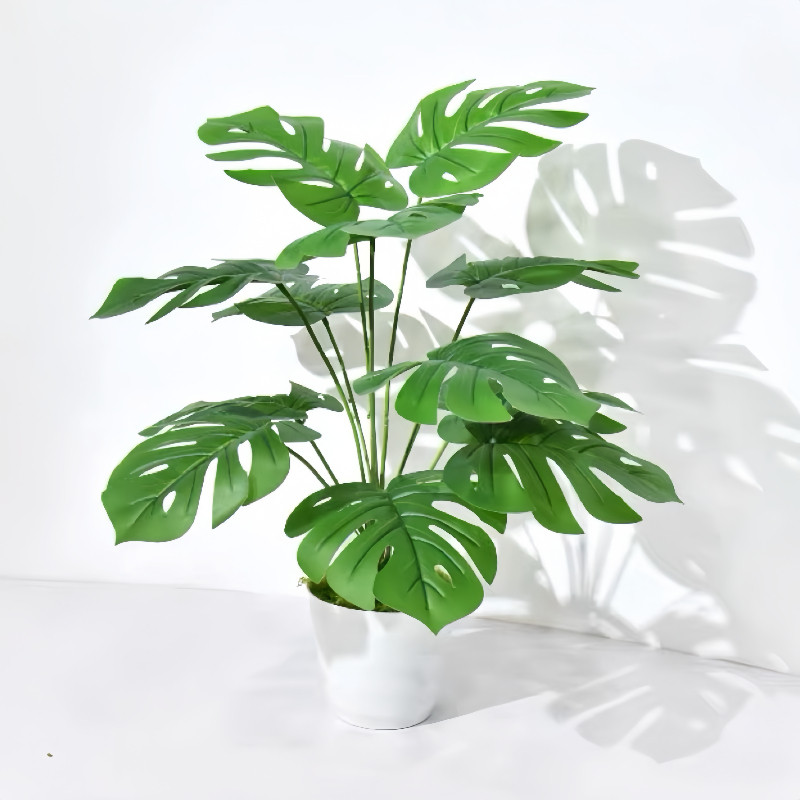 Planta artificial de 12 folhas Costela de Adão ad