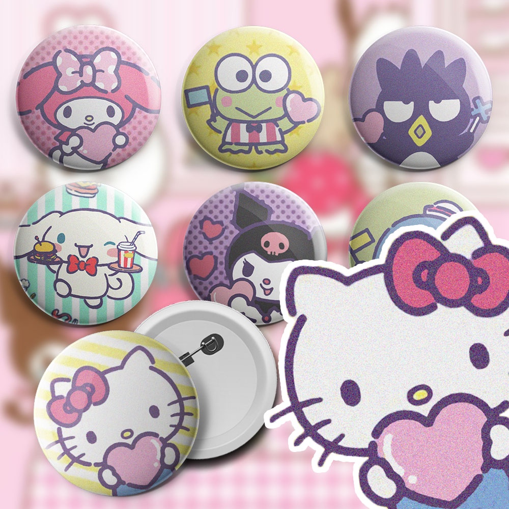 Bottons Hello Kitty e Amigos – broche alfine