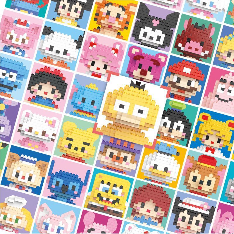 Hello kitty LEGOS Blocos de Montáveis e Colecion�