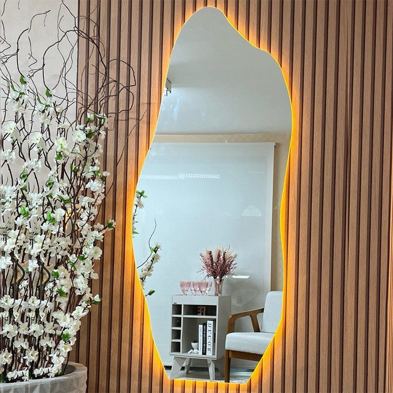 Espelho Organico Com Led Espelho Para Sala Quarto 