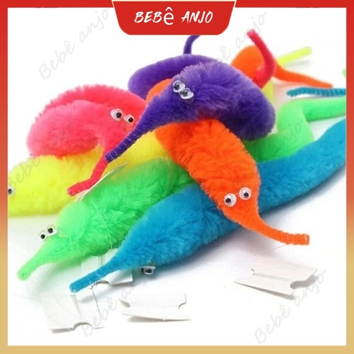 Brinquedo Engraçado De Pelúcia Mágica De Minhoc