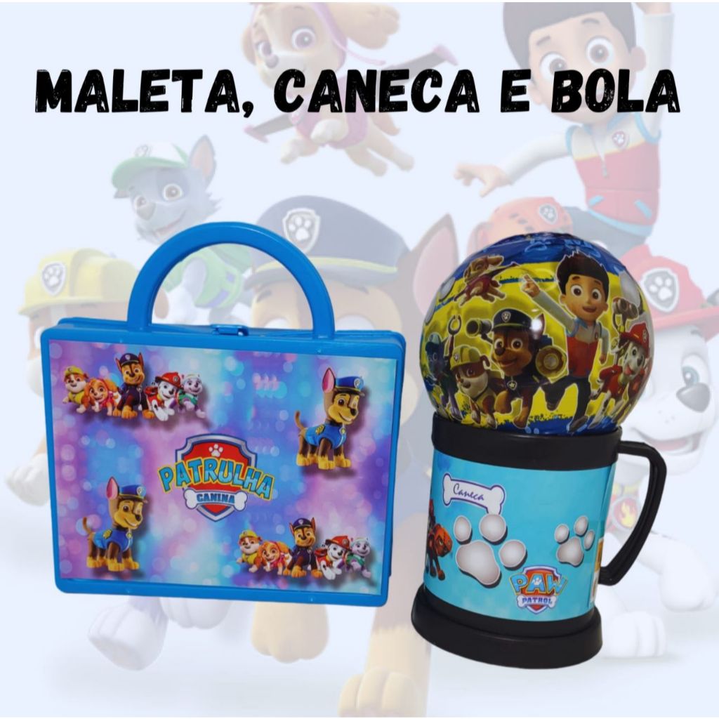 Kit Maleta, Copo E Bolinha Surpresa
