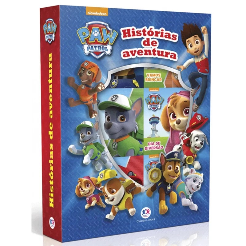 Livro Box com 6 Minilivros Patrulha Canina –