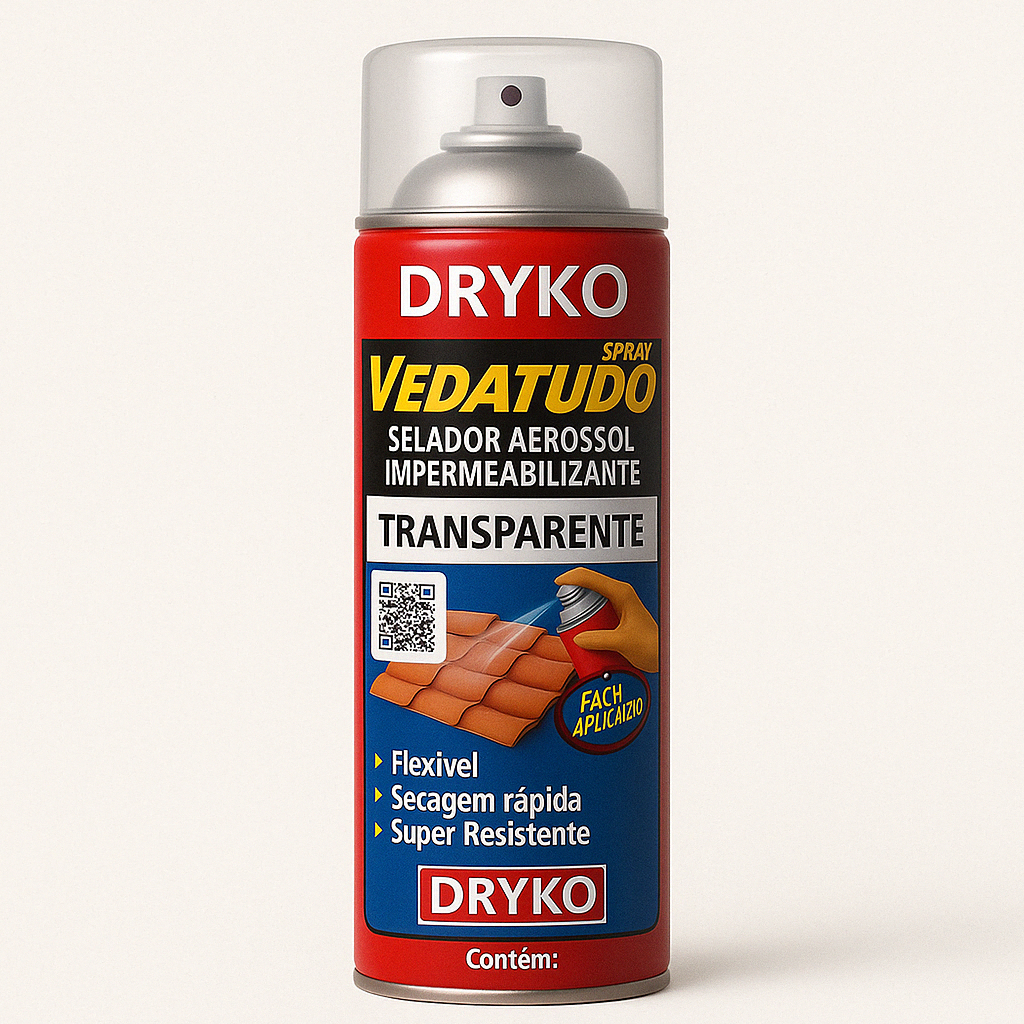 Spray Veda Tudo Borracha Líquida Impermeabilizant