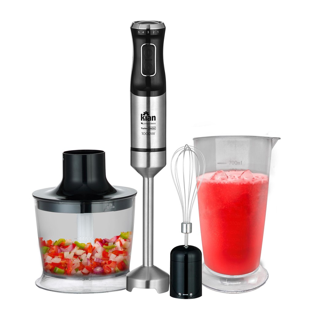 Mixer Turbo 3 em 1 1000W Inox – Kian