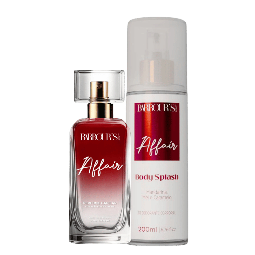 Kit Perfume Capilar 50ml e Body Splash Affair 200m