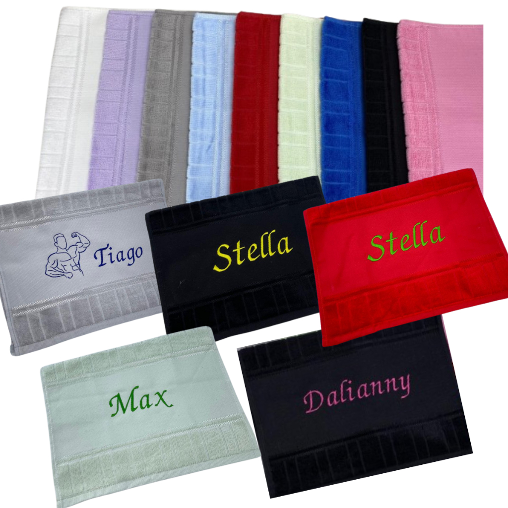 Toalha de Rosto Academia Empresa Lavabo Premium Pe