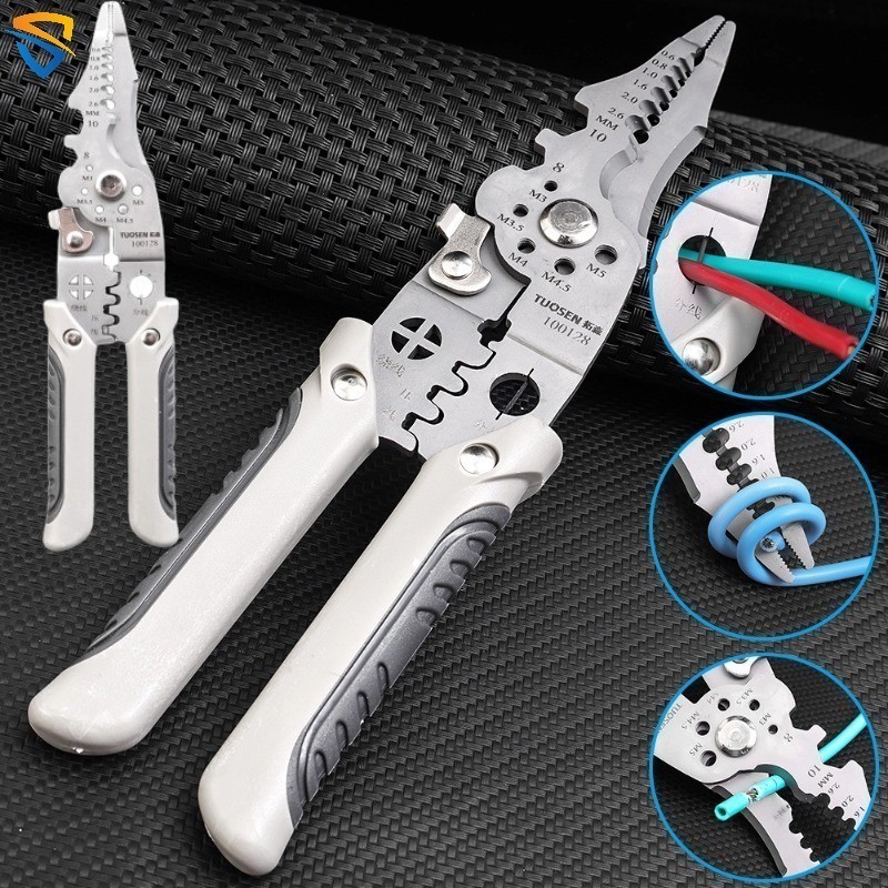 Alicate Decapador De Cabo Elétrico Ferramenta Mul