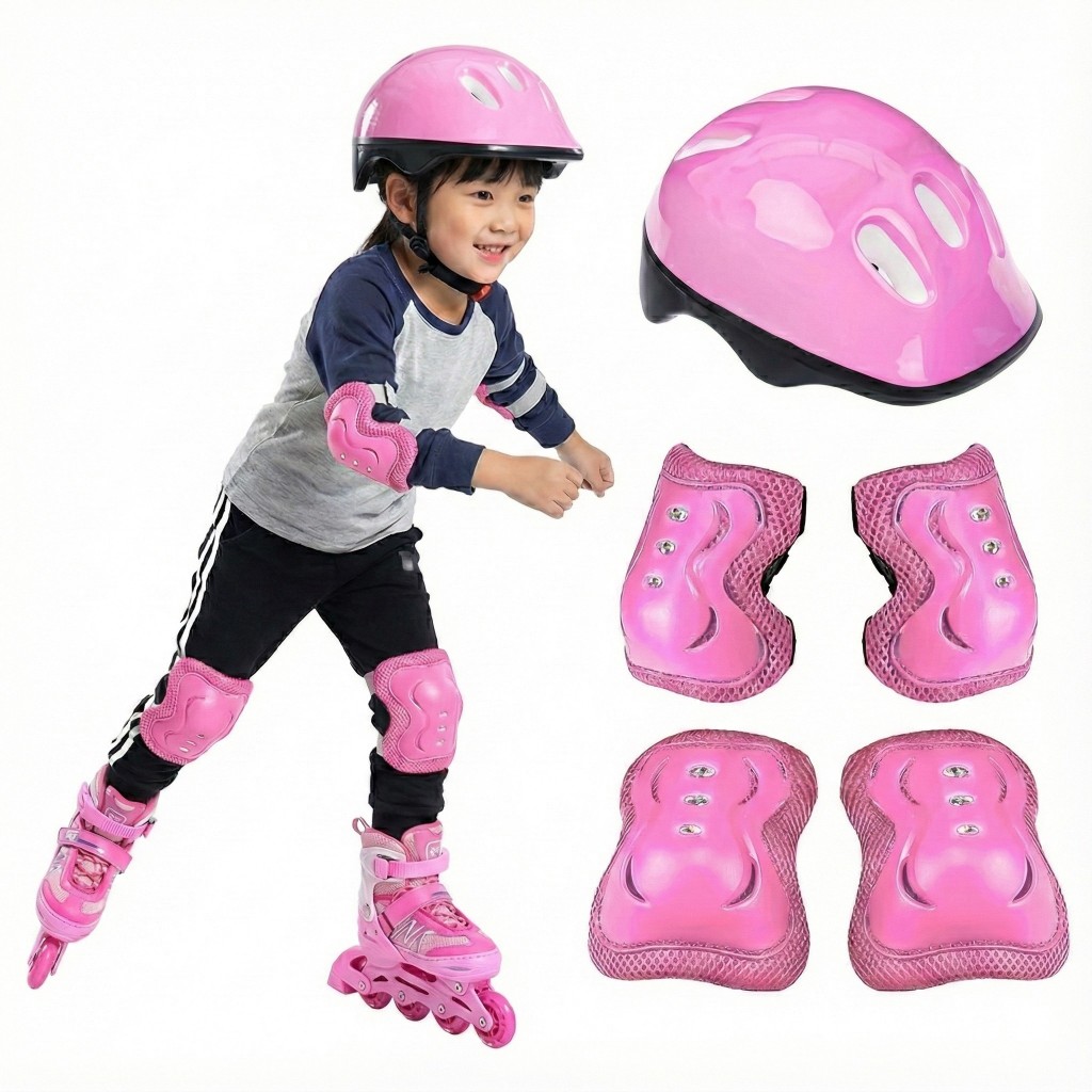 Kit Segurança Esportiva Completo Infantil Capacet