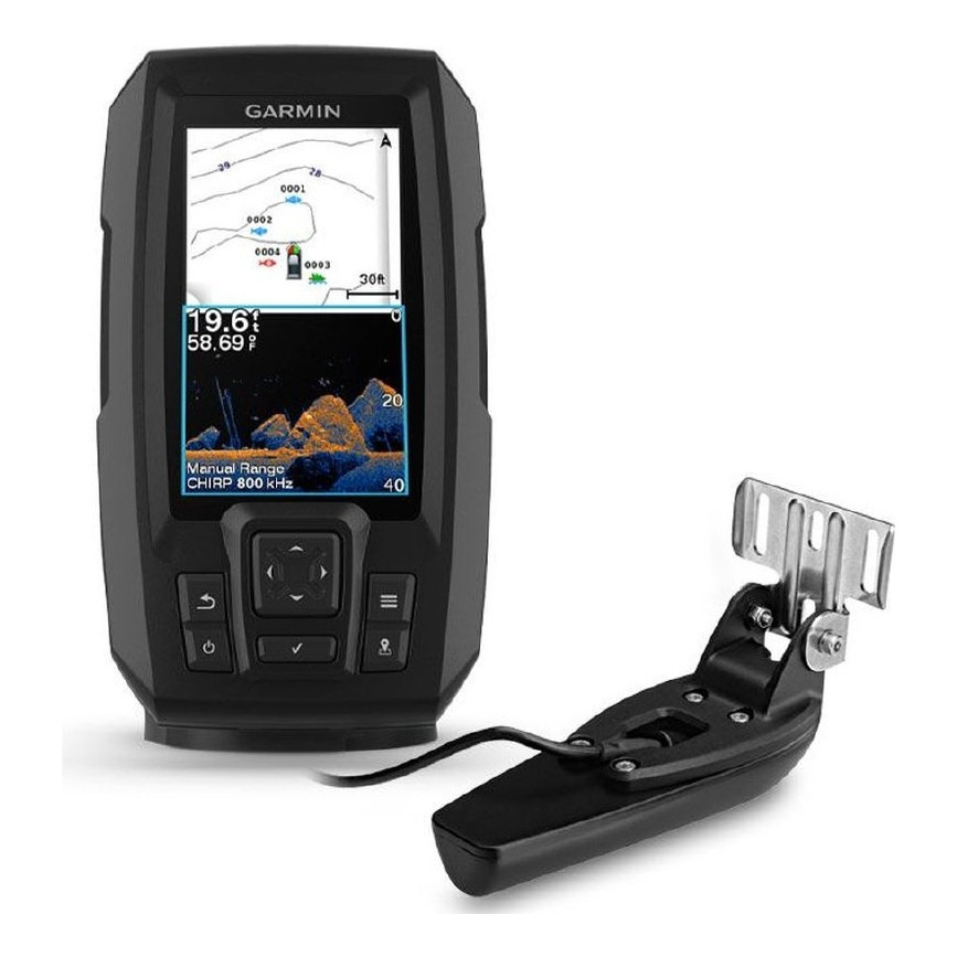GPS SONAR GARMIN STRIKER 4CV VIVID + TRANSDUTOR 01