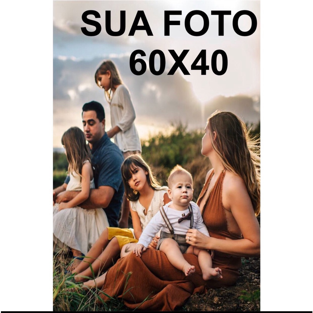 QUADRO DECORATIVO COM FOTO 60X40 SOFISTICADO MODER